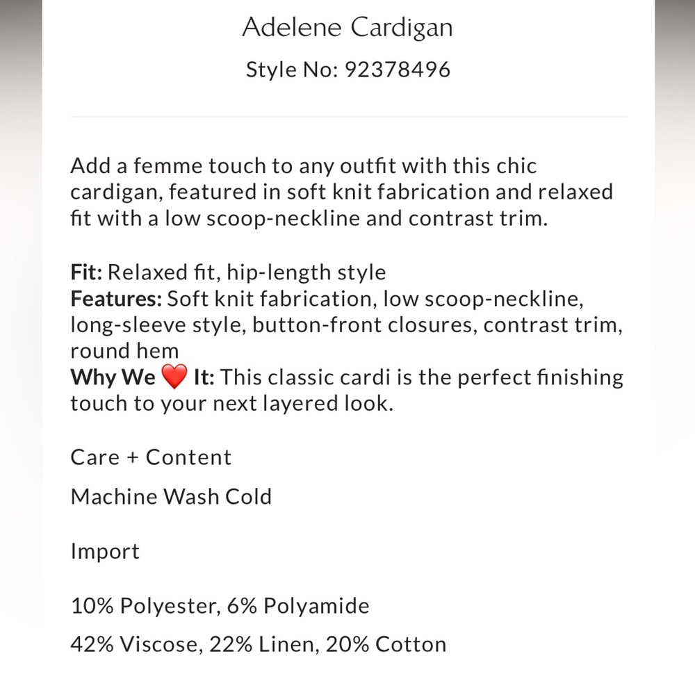Free People Adelene Cardigan - Picture 13 of 13